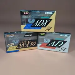 TDK カセットテープ AD-X 74 SR-V50 AD 54 セット