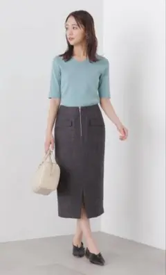 タイトスカート ジッパー付き