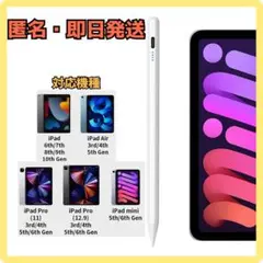 Apple pencil互換品 タッチペン・磁気吸着・パームリジェクション