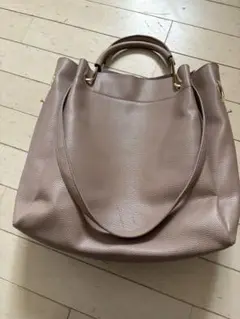 VISベージュ ハンドバッグ