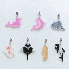 海の生き物チャーム各種