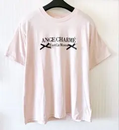 《新品タグ付き》 ANGE CHARMÉ （辻希美）ロゴ入り半袖TシャツMサイズ