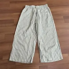 ユニクロ　AIRism パンツ　Mサイズ　グリーン　レディース　カジュアル