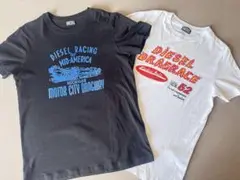 DIESEL ブラック ホワイト　Tシャツ　セット⭐︎