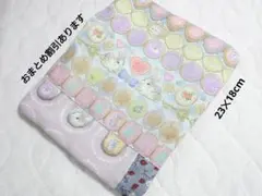 ハンドメイド / クッキーパッチ サックス / ふわハンカチ