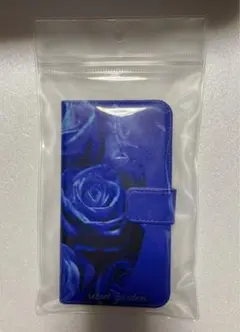【未使用】青薔薇柄iPhoneケース