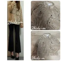 アズール FAKE FUR CPO JACKET フェイクファーCPOジャケット