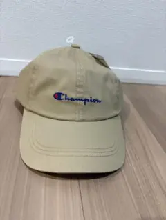Champion ベージュキャップ フリーサイズ