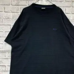 USA製90sヴィンテージTシャツ！シングルステッチ　ブラック半袖古着L724