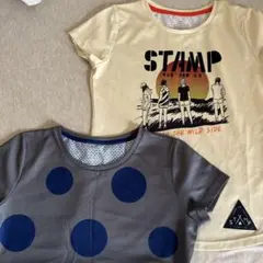 STAMP 2枚セット.レディースS スタンプuniteコラボ　ランニング