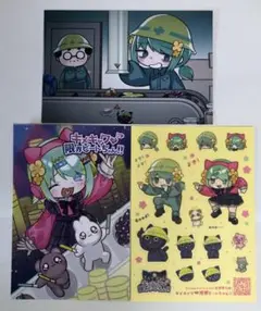 tgs2024 キメキャワ限界ビートちゃん ポストカード ステッカー