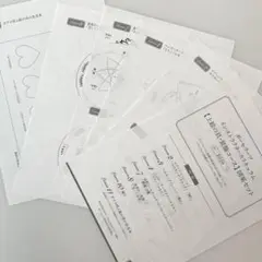 ポーセラーツ インストラクターカリキュラム 上絵の具コース 図案セット
