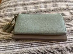 豊岡カバンArtisan 長財布　ライム色