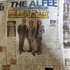 THE ALFEE スポニチ