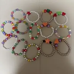 ハンドメイド キッズブレスレット 14 個セット