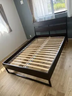 IKEAダブル　すのこベッドフレーム