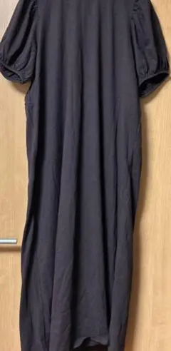 ＧＵブラウン、 パフスリーブ 、ロングカットソー、バックオープン、XL