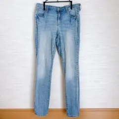 OLD NAVY オールドネイビー スキニーデニム ライトブルー フェード加工