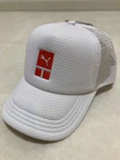 PUMA メッシュ ベースボールキャップ ホワイト