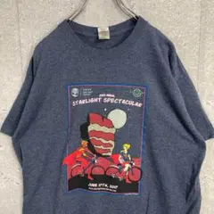 GILDAN キャラクタープリント　企業ロゴ　イベントTシャツ L