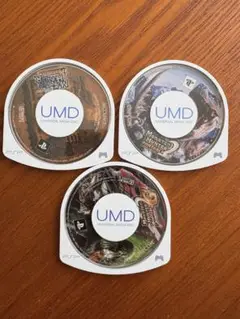 UMDディスク 3枚セット モンスターハンター