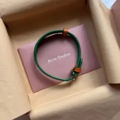 【新品】 Acne studios アクネ レザー ブレスレット