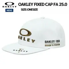 新品 オークリー キャップ FOS902180 ホワイトブラウン