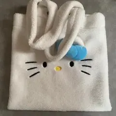 ハローキティ トートバッグ ボア素材 Forever21 BLUE ANGEL