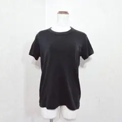ユニクロ クルーネックTシャツ ヴィンテージ　くすみブラック（L）ノームコア