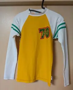 ロキシー　ラッシュガード長袖　サイズＭ イエロー