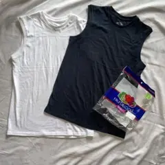 FRUIT OF THE LOOM ノースリーブTシャツ 2枚セット Sサイズ