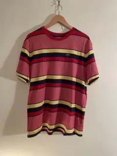 美品NOAHノア ボーダーT マルチカラー 完売品 ポルトガル製XL