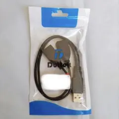 Duttek USB 2.0 二股ケーブル、Y字ケーブル2.4A出力対応
