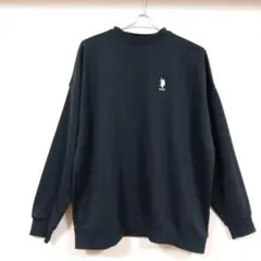 U.S.POLO ASSN ブラック トレーナー Sサイズ