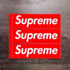 supremeステッカー3枚セット