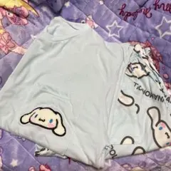 サンリオ ドンキ 限定 ポップアップサガラ刺繍 半袖セットアップ シナモロール