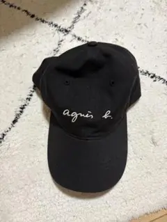 agnès b. 黒 ベースボールキャップ