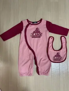 XLARGE ロンパース・ビブセット　カバーオール