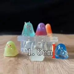 シリコンモールド　モンスター　幽霊　Ｓサイズ　ミニチュア　食玩　立体型　レジン
