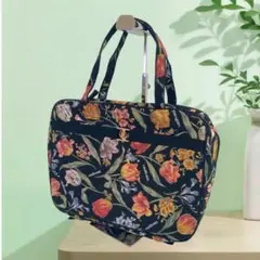 【美品】YUMI KATSURA 花柄 大きめ 旅行用ポーチ ミニポーチ付き