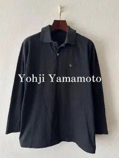 ヨウジヤマモト 90s ロゴワッペン オーバーサイズ　半袖 ポロシャツ ヨウジヤマモト 90s ロゴワッペン オーバーサイズ 半袖