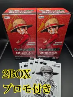 【新品・テープカット】ワンピースカード 受け継がれる意志 2BOX OP13