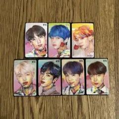 BTS カラコン コンタクト フォトカード コンプリート 7枚セットです