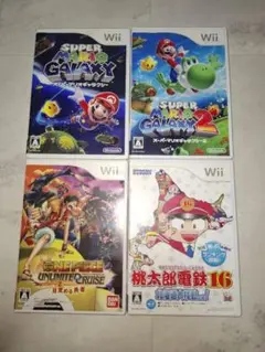 Wiiソフト4本セット スーパーマリオ他