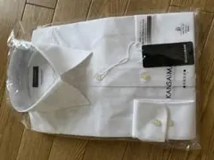 KANSAIMAN ホワイトワイシャツ ネック37