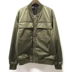 N.HOOLYWOOD エヌハリウッド ポケットブルゾン MA-1 40 カーキ