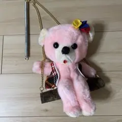 レトロなぬいぐるみ　ブランコ