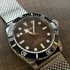 未使用美品 NH38 MOD カスタム オマージュ 36mm ダイバーズウォッチ