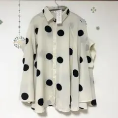 ドット ブラウス