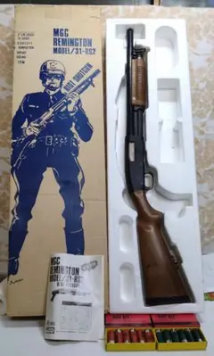 MGC M31RS2 Wooden stock Type モデルガン MGC] レミントン M31-RS2 ライアットショットガン 木製ストック